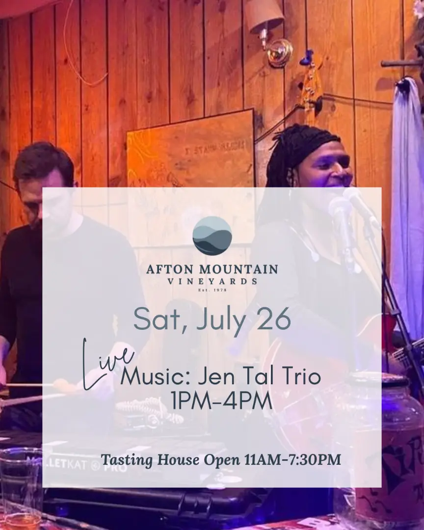 Live Music: Jen Tal Trio.
