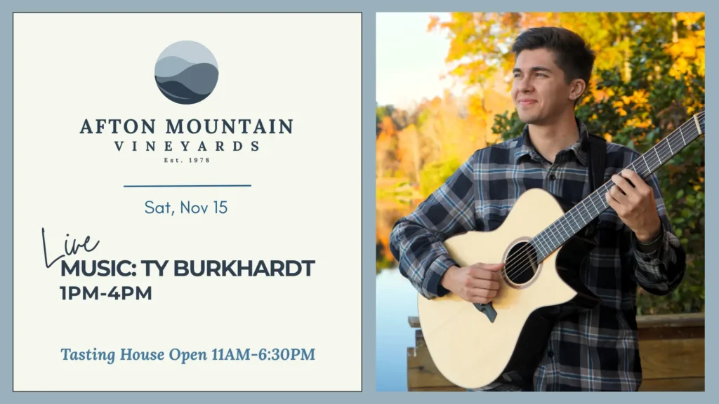 Live Music: Ty Burkhardt.